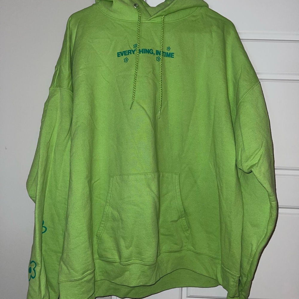 Green Graphic Hoodie